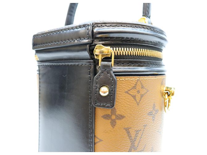 Borsa a tracolla Louis Vuitton Monogram Reverse Cannes Marrone - vista 6