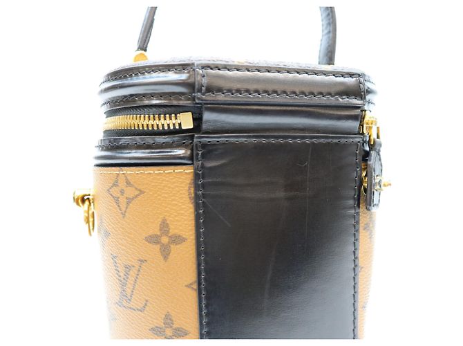 Borsa a tracolla Louis Vuitton Monogram Reverse Cannes Marrone - vista 8