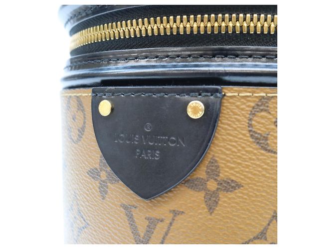 Borsa a tracolla Louis Vuitton Monogram Reverse Cannes Marrone - vista 9