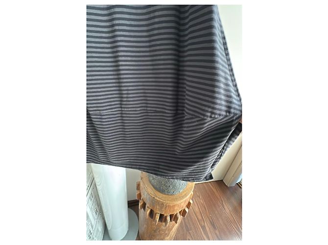 Munthe Plus Simonsen Camiseta PLU de rayas grises manga larga Gris antracita - vista 8