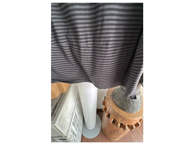 Munthe Plus Simonsen Camiseta PLU de rayas grises manga larga Gris antracita - vista 9