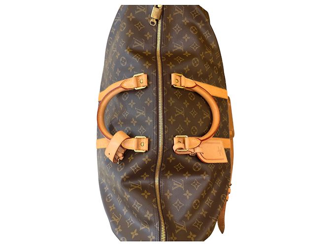 Louis Vuitton keepall bandoulière monogram 45 Marrone - vista 6