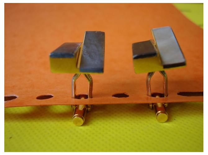 Autre Marque Gemelli in oro e madreperla Gold hardware - vista 4