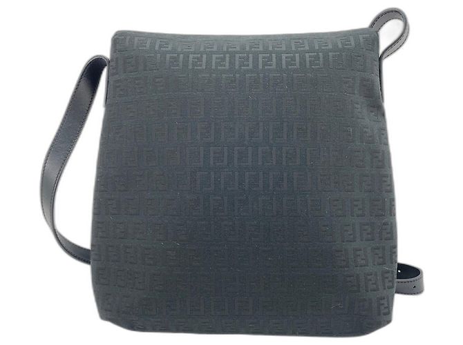Borsa a tracolla Fendi nera Nero - vista 2