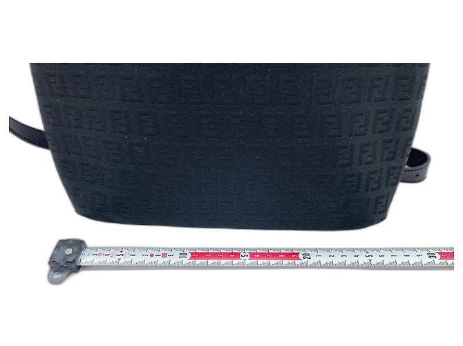 Borsa a tracolla Fendi nera Nero - vista 3