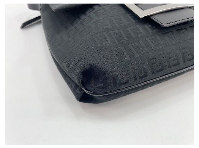 Borsa a tracolla Fendi nera Nero - vista 5