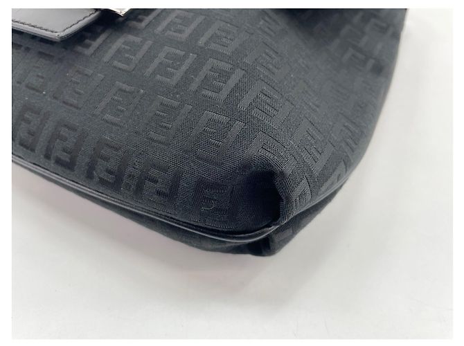 Borsa a tracolla Fendi nera Nero - vista 6