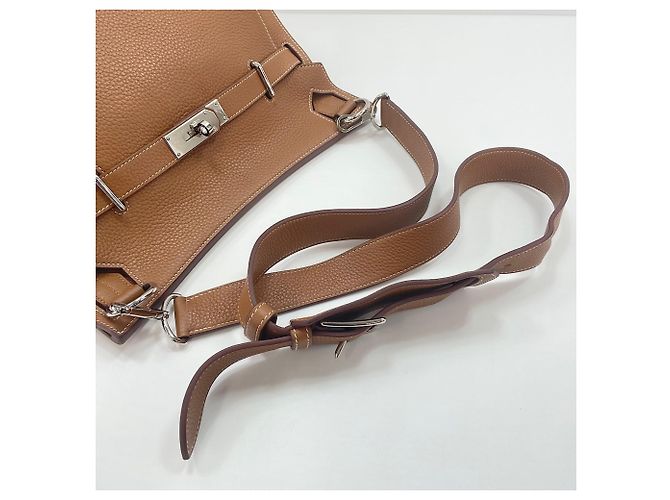 Hermès Borsa a tracolla Hermes Jypsiere 34 Marrone - vista 10