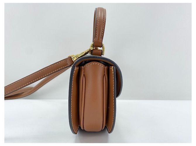 Céline Borsa a tracolla Celine Mini Buzas Claire Marrone - vista 6