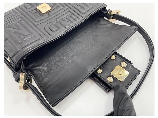 Borsa a tracolla Fendi Mamma Bucket - Black Nero - vista 11