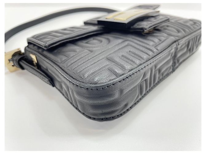 Borsa a tracolla Fendi Mamma Bucket - Black Nero - vista 7