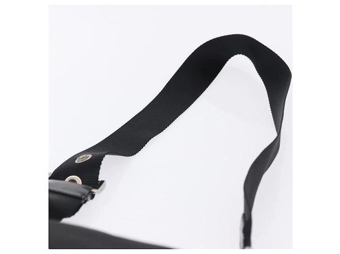 Borsa a tracolla PRADA Nylon Black Silver Auth 198359V Nero Argento - vista 14