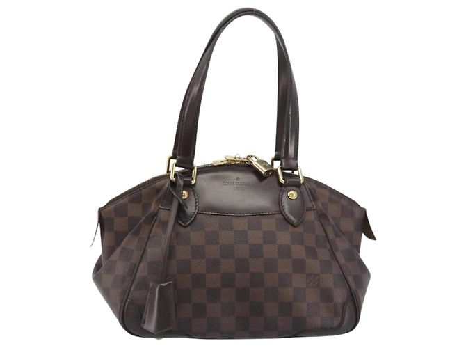 Borsa a mano LOUIS VUITTON Damier Ebene Verona PM N41117 LV Auth ka5741 - vista 13