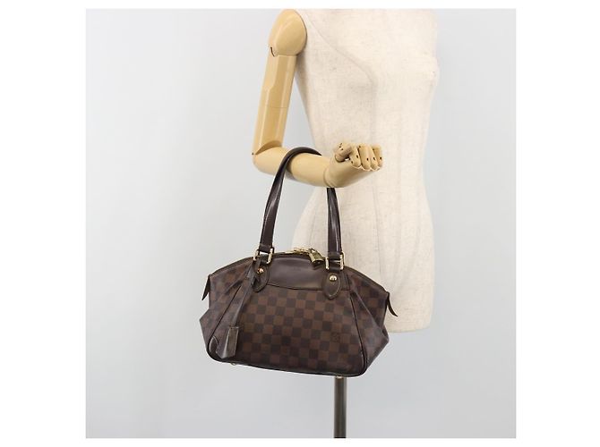 Borsa a mano LOUIS VUITTON Damier Ebene Verona PM N41117 LV Auth ka5741 - vista 23