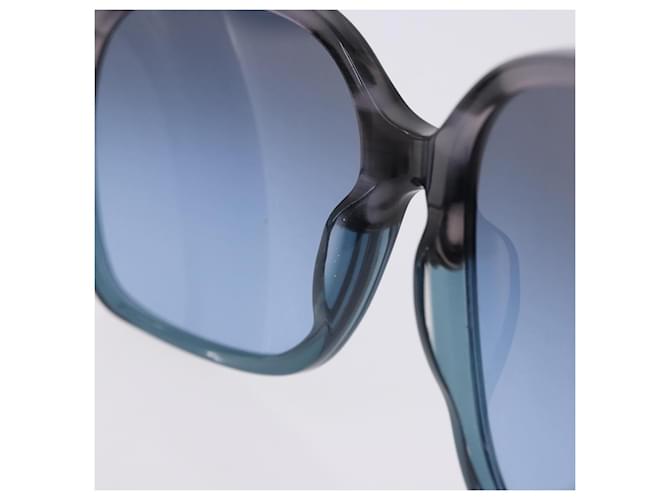 PRADA Sunglasses Plastic Blue Gold Auth 196723 Golden - view 11