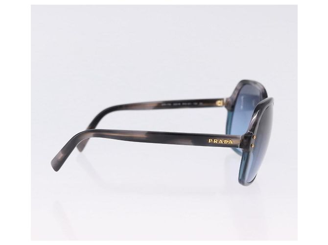 PRADA Sunglasses Plastic Blue Gold Auth 196723 Golden - view 5
