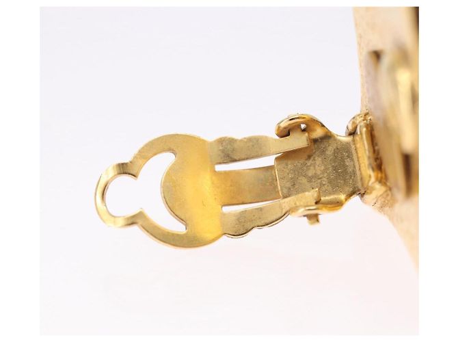 Orecchini CHANEL Metallo Tono Oro CC Auth 198811V - vista 5