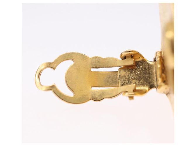 Orecchini CHANEL Metallo Tono Oro CC Auth 198811V - vista 9
