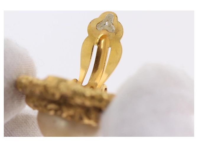 Orecchini CHANEL Metallo Tono Oro CC Auth 198820 - vista 6