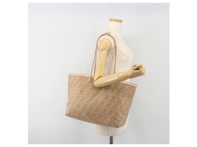 FENDI Zucca Canvas Tote Bag Beige Pink 8BH137 Auth BA14893 - Ansicht 21