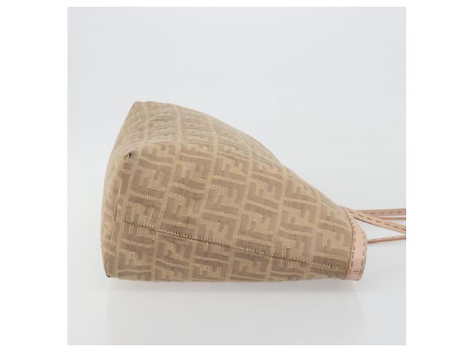 FENDI Zucca Canvas Tote Bag Beige Pink 8BH137 Auth BA14893 - Ansicht 3