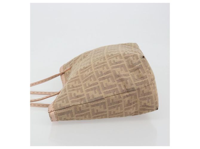 FENDI Zucca Canvas Tote Bag Beige Pink 8BH137 Auth BA14893 - Ansicht 4
