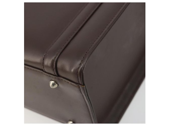 Borsa a mano BURBERRY Patent Brown Auth BA14996 Marrone - vista 14