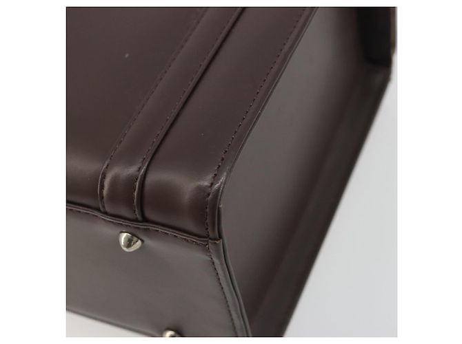 Borsa a mano BURBERRY Patent Brown Auth BA14996 Marrone - vista 16
