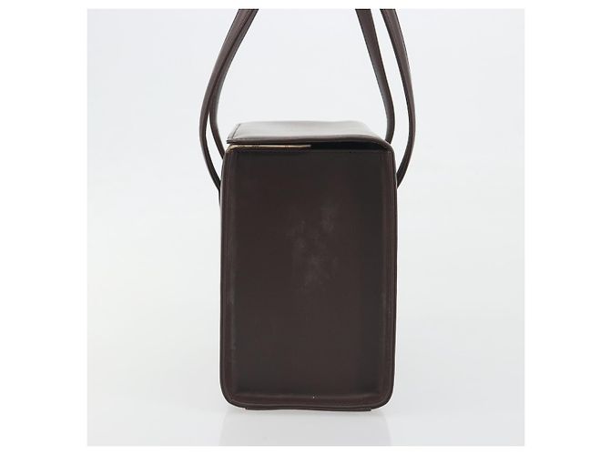 Borsa a mano BURBERRY Patent Brown Auth BA14996 Marrone - vista 3