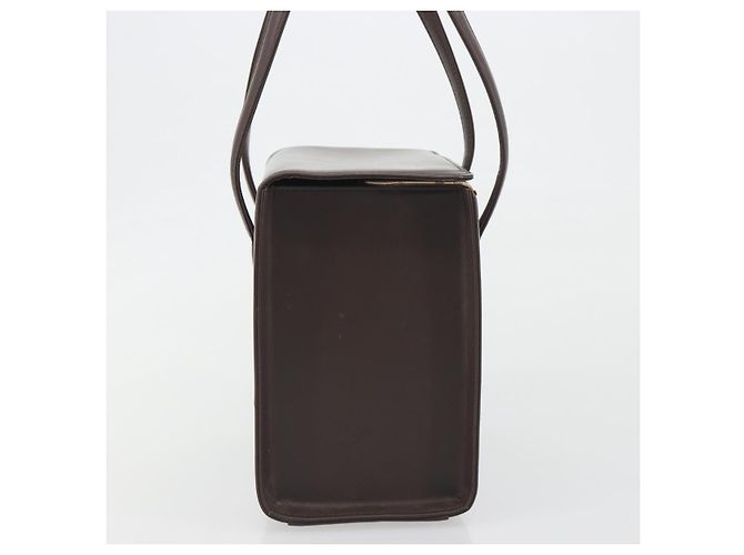 Borsa a mano BURBERRY Patent Brown Auth BA14996 Marrone - vista 4