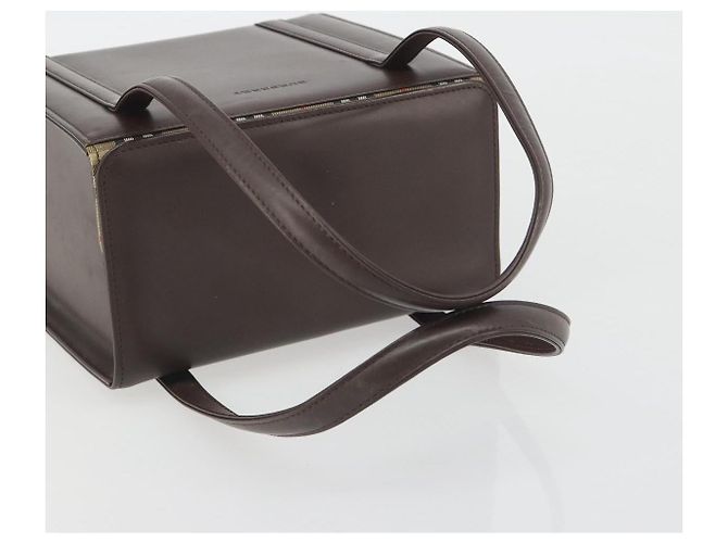Borsa a mano BURBERRY Patent Brown Auth BA14996 Marrone - vista 7