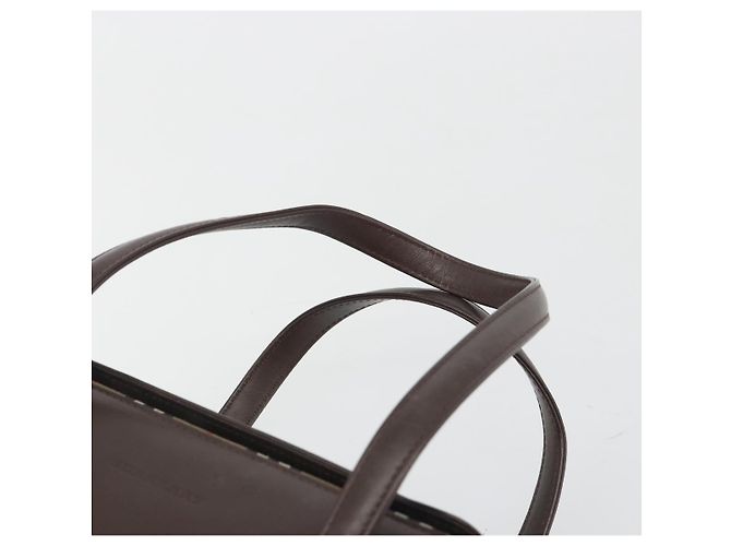 Borsa a mano BURBERRY Patent Brown Auth BA14996 Marrone - vista 8