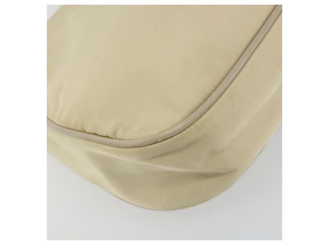 Borsa a tracolla PRADA Nylon Ivory Gold Auth 197466A D'oro Crudo - vista 15