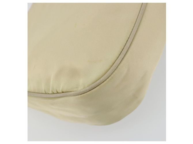 Borsa a tracolla PRADA Nylon Ivory Gold Auth 197466A D'oro Crudo - vista 17