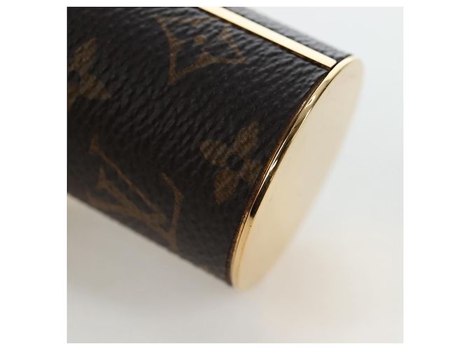 LOUIS VUITTON Monogram Lipstick Case Cosmetic Pouch MP2406 LV Auth 195512M Monogramma - vista 17