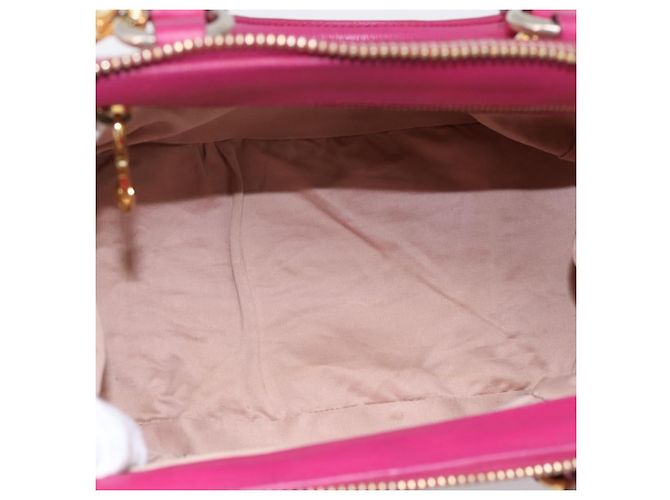 Borsa a mano Miu Miu in pelle 2way Rosa Oro Auth 197469A D'oro - vista 11