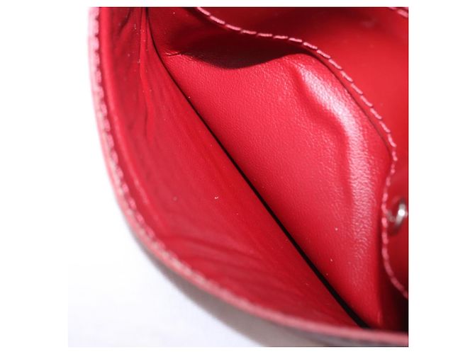 LOUIS VUITTON Epi Pochette Cles Coin Purse Ruby LV Auth 198779A Roja - vista 11