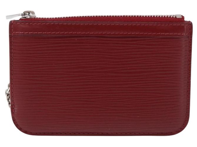 LOUIS VUITTON Epi Pochette Cles Coin Purse Ruby LV Auth 198779A Roja - vista 13