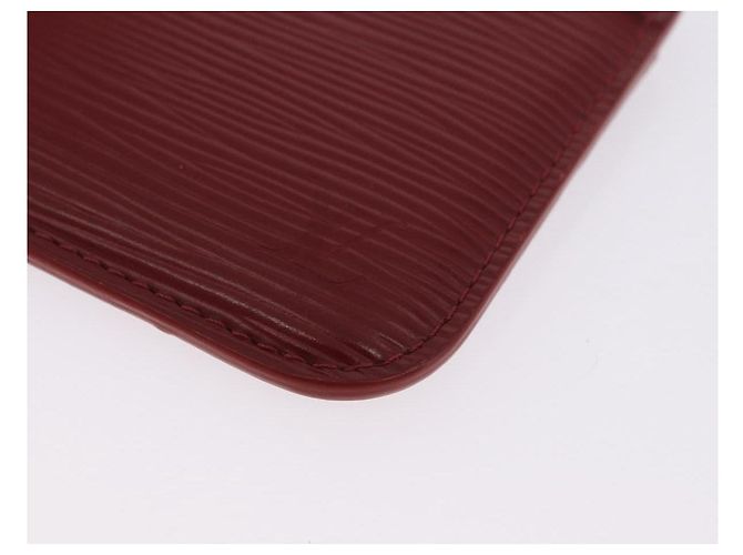 LOUIS VUITTON Epi Pochette Cles Coin Purse Ruby LV Auth 198779A Roja - vista 14
