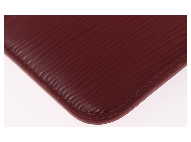 LOUIS VUITTON Epi Pochette Cles Coin Purse Ruby LV Auth 198779A Roja - vista 15