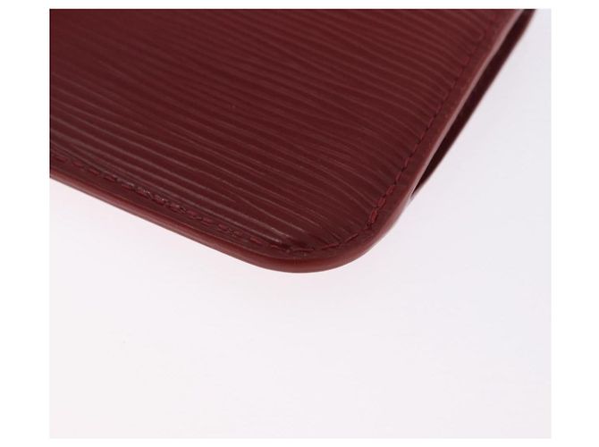 LOUIS VUITTON Epi Pochette Cles Coin Purse Ruby LV Auth 198779A Roja - vista 16
