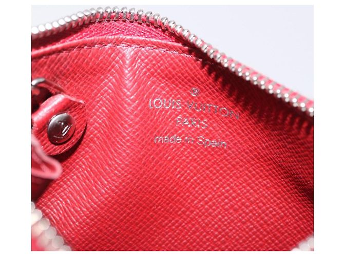 LOUIS VUITTON Epi Pochette Cles Coin Purse Ruby LV Auth 198779A Roja - vista 17