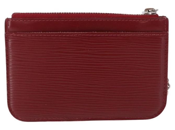 LOUIS VUITTON Epi Pochette Cles Coin Purse Ruby LV Auth 198779A Roja - vista 2
