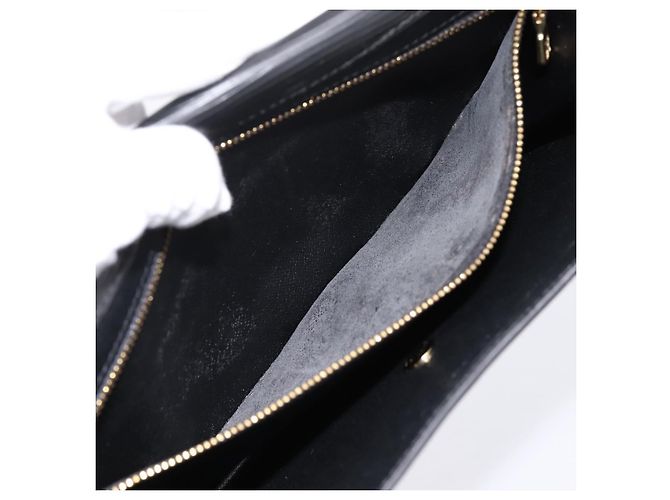 LOUIS VUITTON Epi Montaigne 27 Clutch Bag Black M52652 LV Auth ep15746 Nero - vista 10