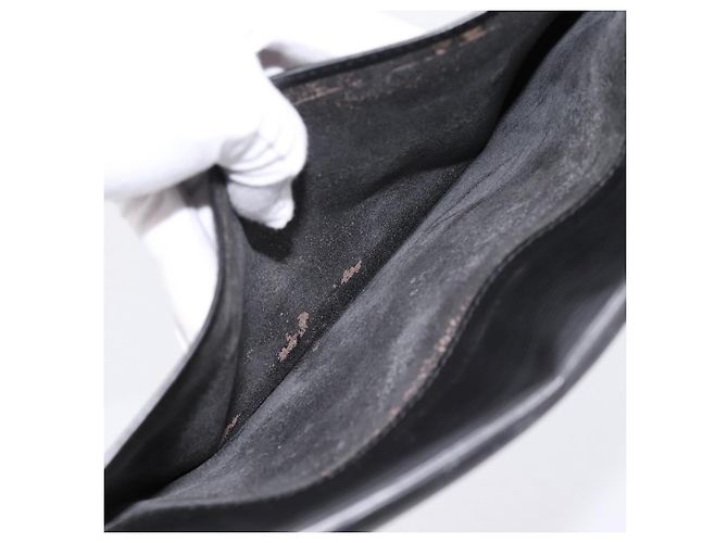 LOUIS VUITTON Epi Montaigne 27 Clutch Bag Black M52652 LV Auth ep15746 Nero - vista 11