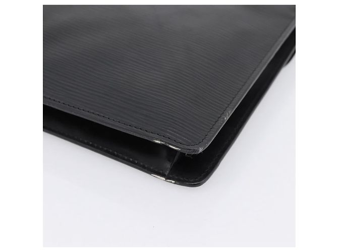 LOUIS VUITTON Epi Montaigne 27 Clutch Bag Black M52652 LV Auth ep15746 Nero - vista 15
