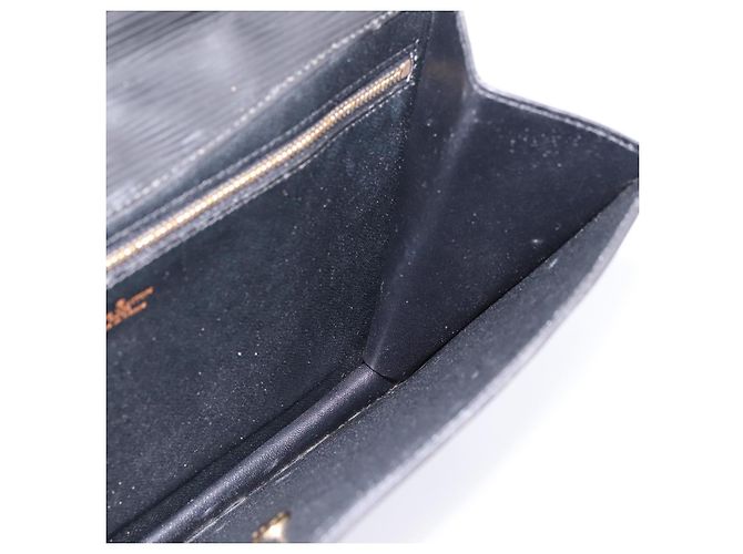 LOUIS VUITTON Epi Montaigne 27 Clutch Bag Black M52652 LV Auth ep15746 Nero - vista 17