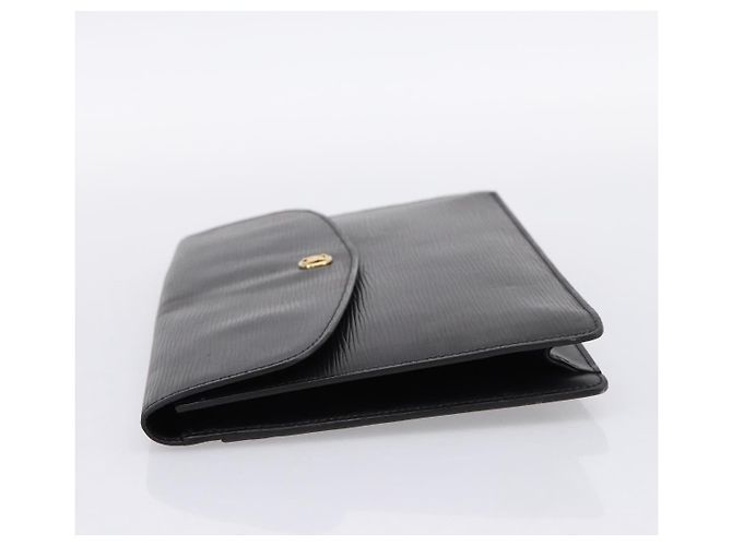 LOUIS VUITTON Epi Montaigne 27 Clutch Bag Black M52652 LV Auth ep15746 Nero - vista 3