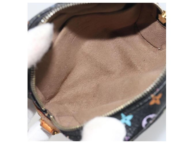 LOUIS VUITTON Monogram Multicolor Trousse Wapity Pouch Black M58034 Auth 197219 Nero - vista 11
