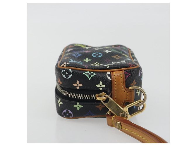 LOUIS VUITTON Monogram Multicolor Trousse Wapity Pouch Black M58034 Auth 197219 Nero - vista 4